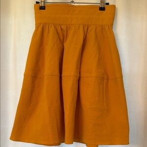 Carven Mustard Yellow Skirt